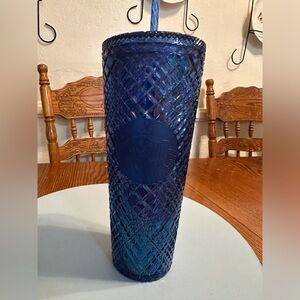 Starbucks Blue 24 ounce cold Tumbler